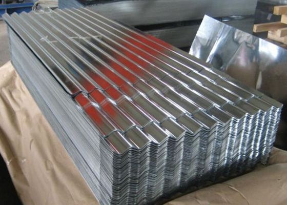 JIS G3302 SGCC tôle de toiture galvanisée ondulée avec revêtement en zinc de 275 g/m2