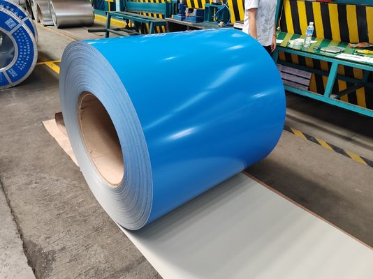 acheter Pre Painted Steel Coil PPGI Coil with 3-8MT Coil Weight 508/610mm Coil ID and 700-1250mm Width online manufacture