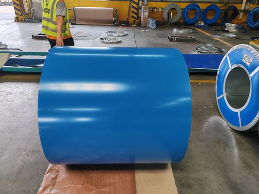 acheter Coil d'acier prépeint avec revêtement en zinc de 30 ‰ 275 g/m2 et revêtement arrière de 5 ‰ 7 μm pour panneaux d'équipement industriel online manufacture