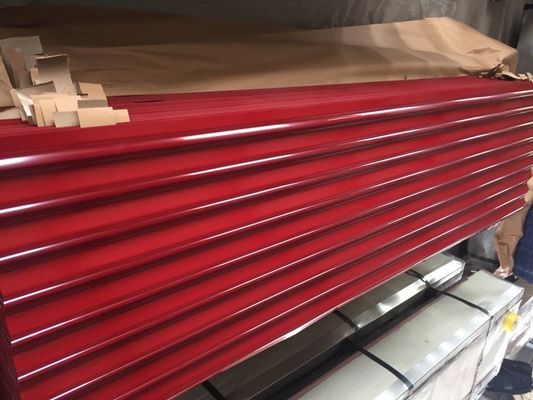 acheter Feuille ondulée pré peinte structurelle de GI de feuille de toiture de 76mm avec la finition de Matt online manufacture